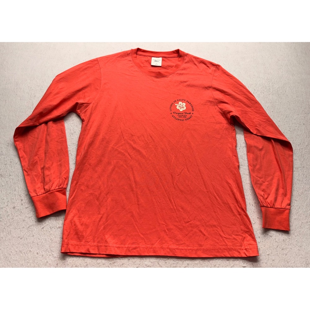Spicy Tuna Pompano Beach Florida Long Sleeve T-Shirt Orange Mens Small FRV001S
